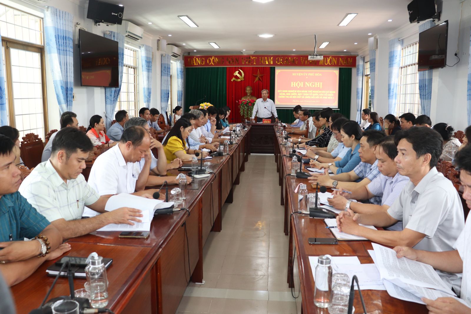 Rút kinh nghiệm vận hành thử nghiệm xã Phú Hòa 1