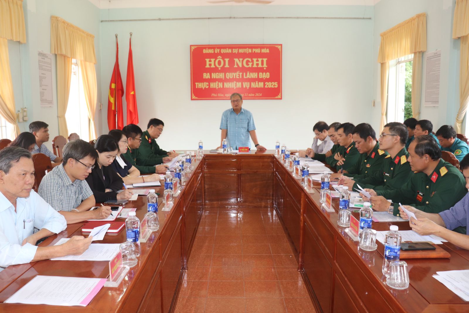 Conference issued Resolution on leadership in implementing local defense and military tasks in 2025