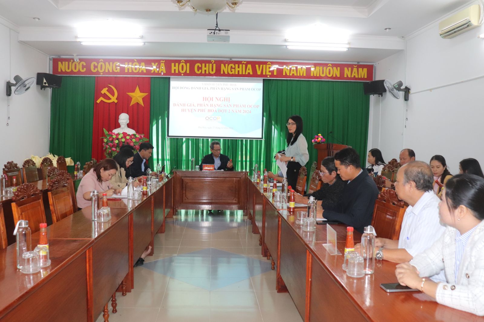 Đánh giá, phân hạng sản phẩm OCOP (đợt 2) năm 2024
